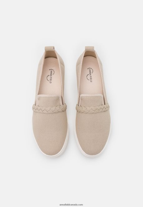 Anna Field Women Slip-Ons Sand H42J4Z1177