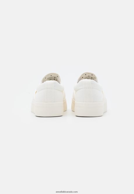 Anna Field Women Slip-Ons White H42J4Z1194