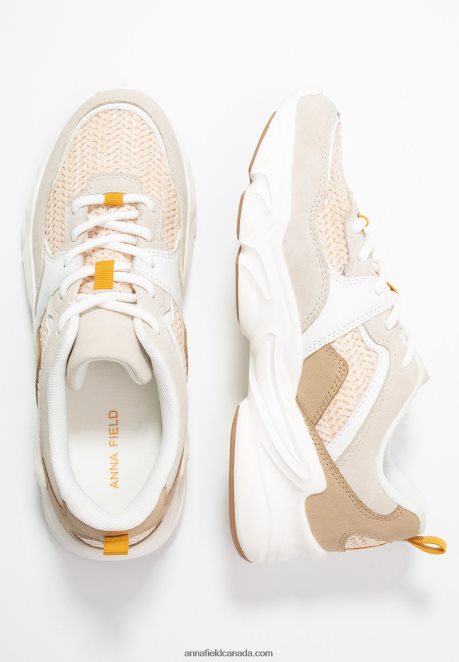 Anna Field Women Trainers Beige H42J4Z1164