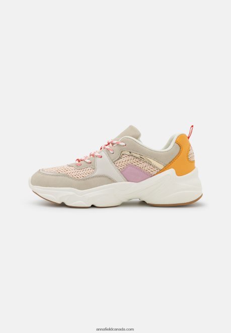 Anna Field Women Trainers Beige/Multicoloured H42J4Z1198