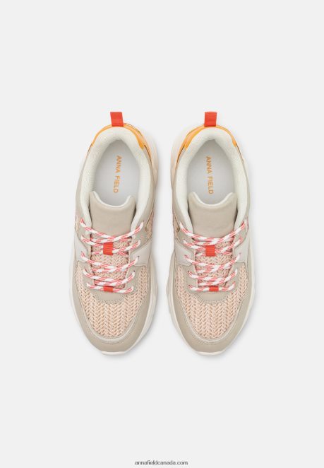 Anna Field Women Trainers Beige/Multicoloured H42J4Z1198