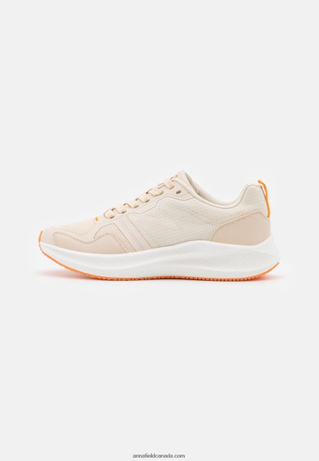 Anna Field Women Trainers Beige/Orange H42J4Z1184