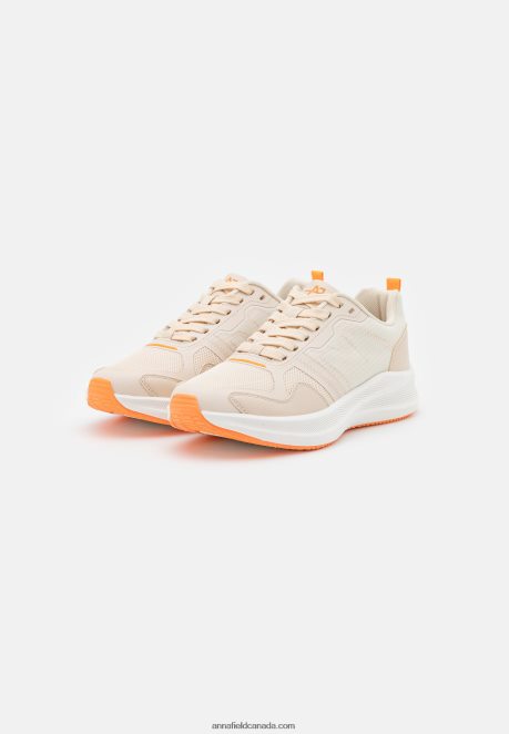 Anna Field Women Trainers Beige/Orange H42J4Z1184