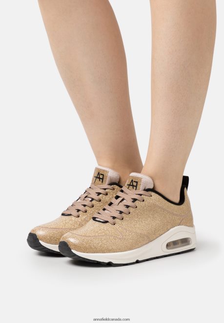 Anna Field Women Trainers Gold H42J4Z1202