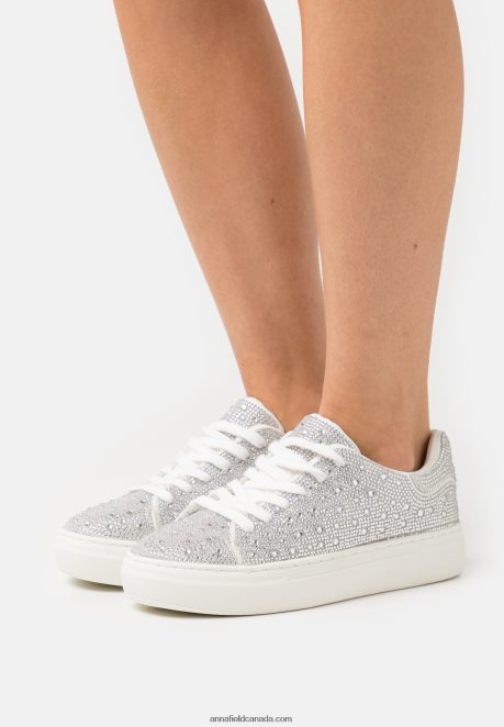 Anna Field Women Trainers Silver H42J4Z1225