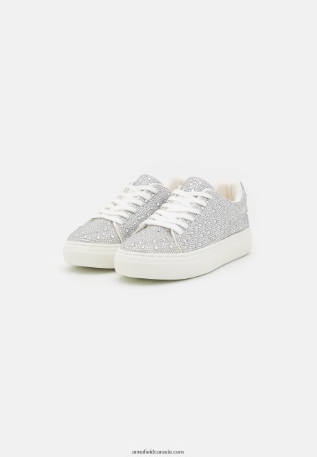 Anna Field Women Trainers Silver H42J4Z1225