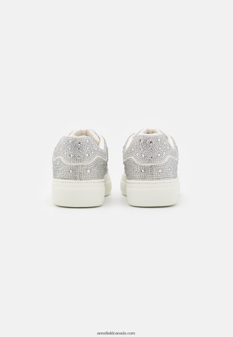 Anna Field Women Trainers Silver H42J4Z1225