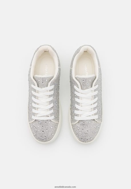 Anna Field Women Trainers Silver H42J4Z1225
