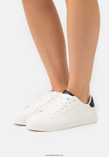 Anna Field Women Trainers White/Black H42J4Z1172