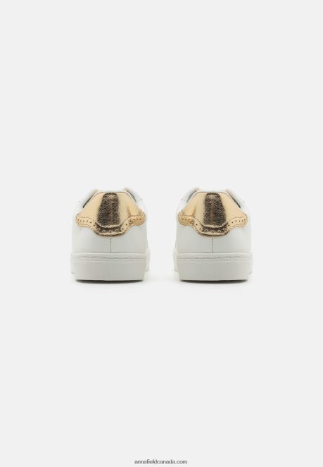 Anna Field Women Trainers White/Gold H42J4Z1204