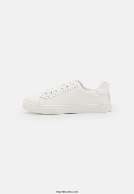 Anna Field Women Trainers White/Silver H42J4Z1208